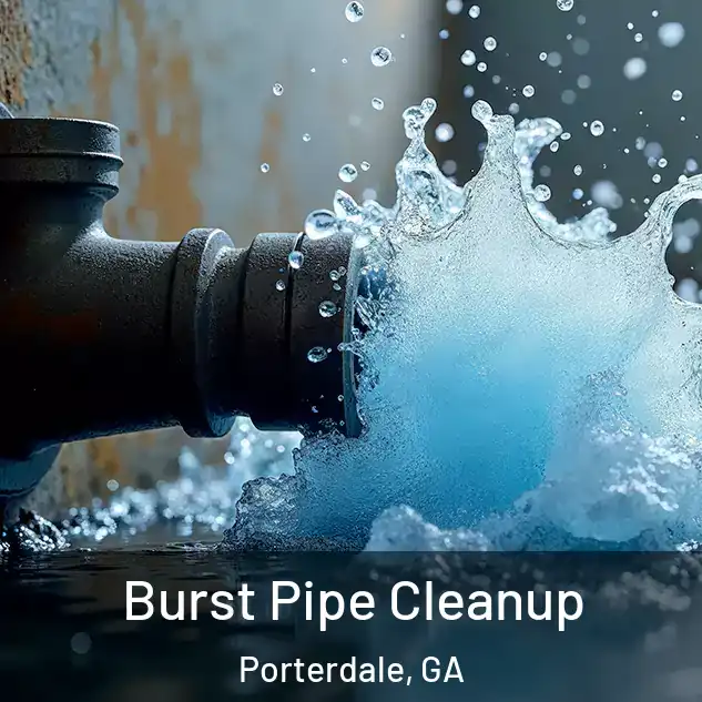  Burst Pipe Cleanup Porterdale, GA