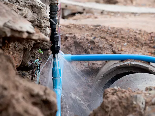 Burst Pipe Cleanup in Porterdale