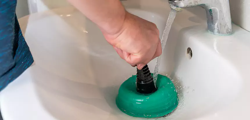 Sink Standing Water Blockage Removal in Porterdale