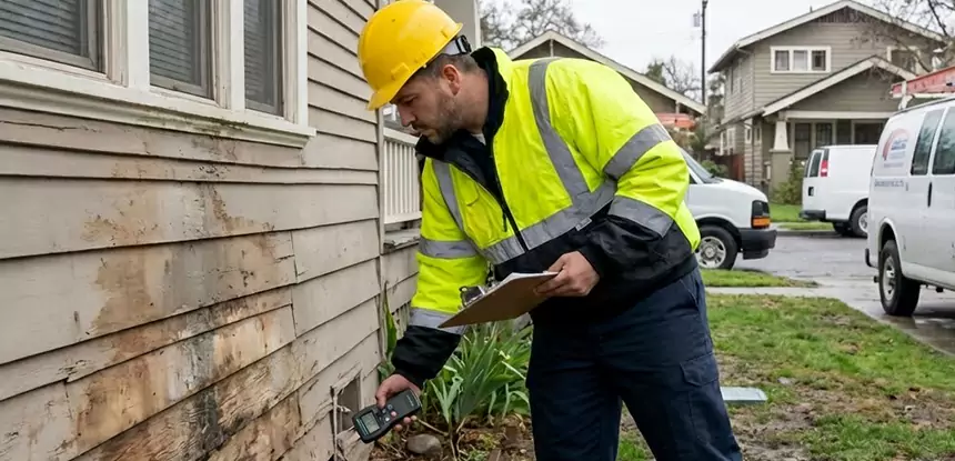 Water Damage Exterior Wall Porterdale
